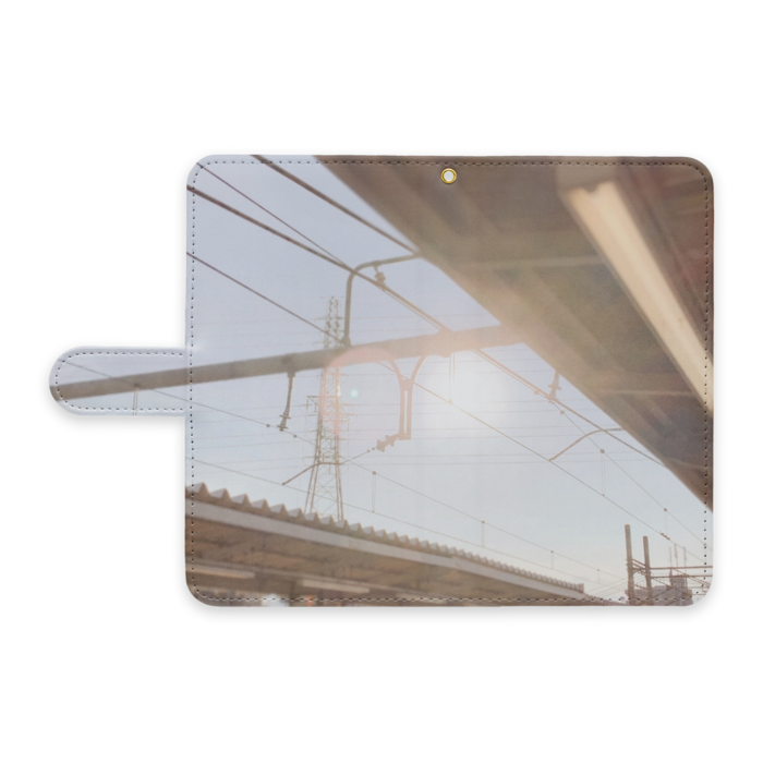手帳型Androidケース - L - ストラップ穴 あり