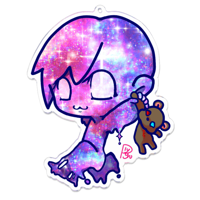 アクリルキーホルダー - 100 x 100 (mm)