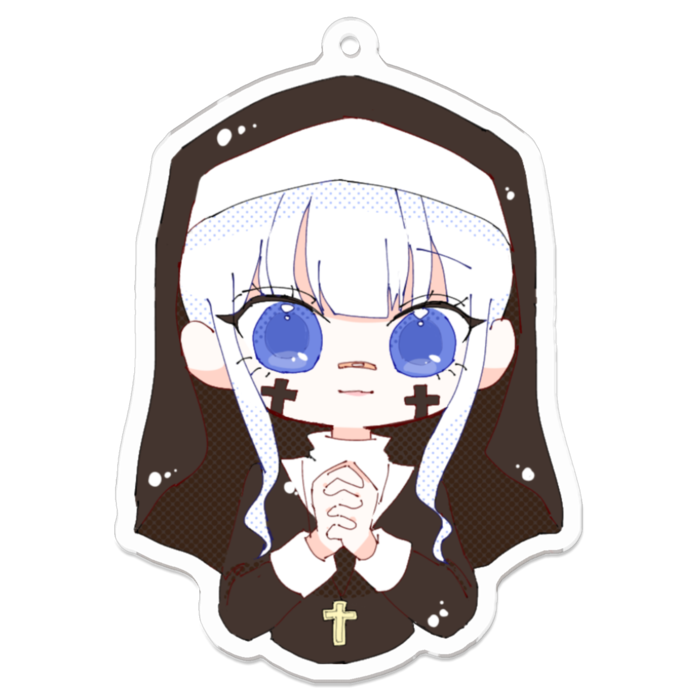 アクリルキーホルダー - 70 x 70 (mm)