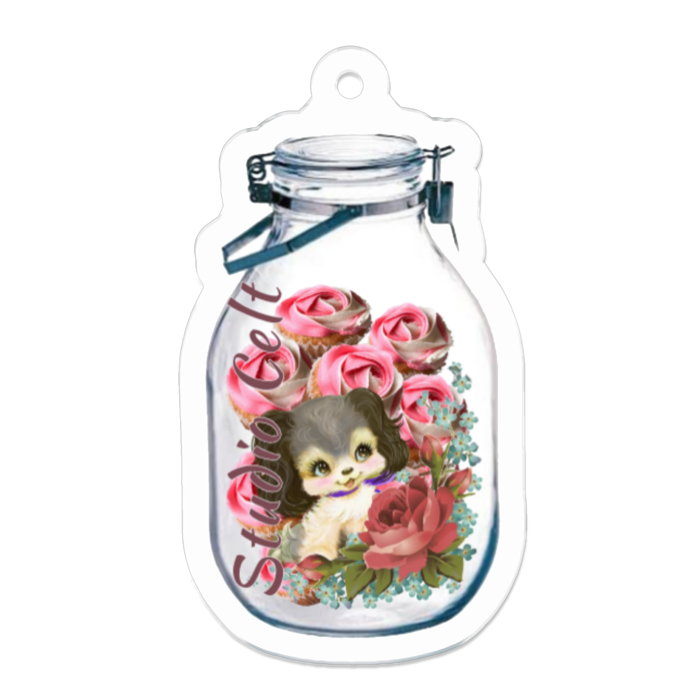 アクリルキーホルダー - 50 x 50 (mm)