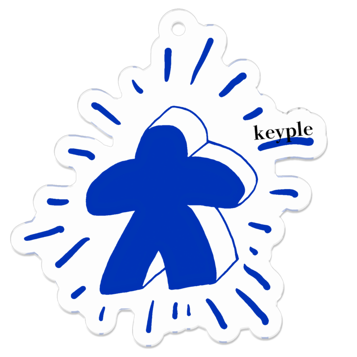 アクリルキーホルダー - 50 x 50 (mm)