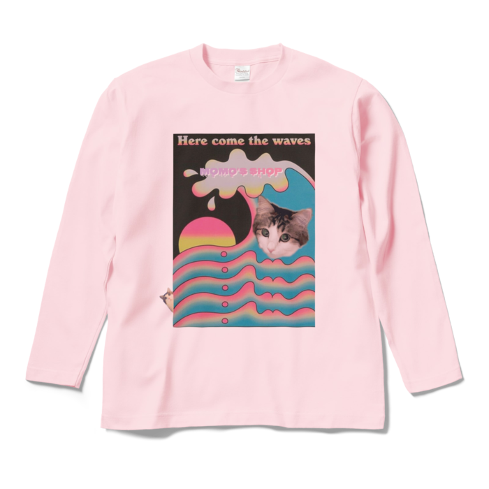 ロングスリーブTシャツ - M - ライトピンク