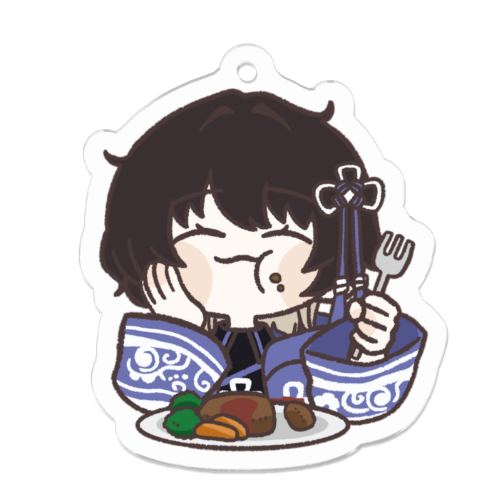 アクリルキーホルダー - 50 x 50 (mm)