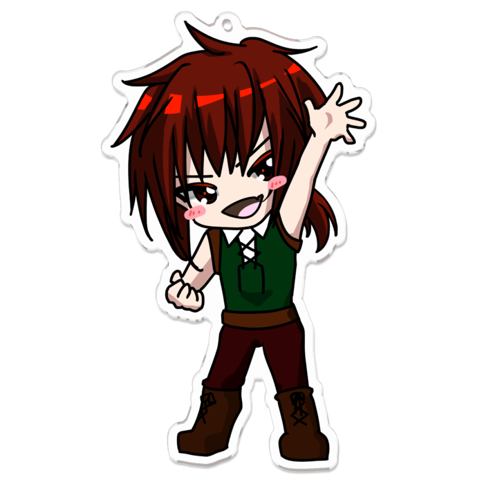 アクリルキーホルダー - 100 x 100 (mm)