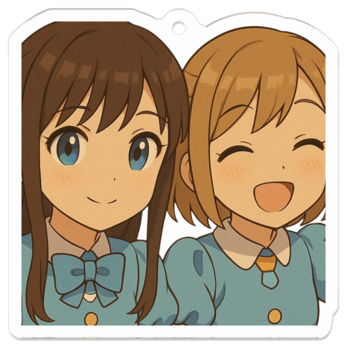 アクリルキーホルダー - 50 x 50 (mm)