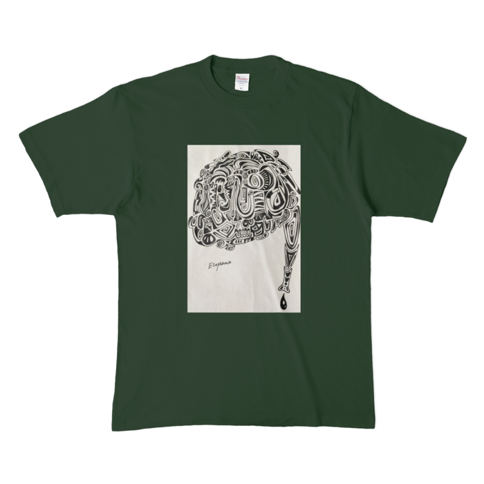 カラーTシャツ(濃色) - XL - フォレスト