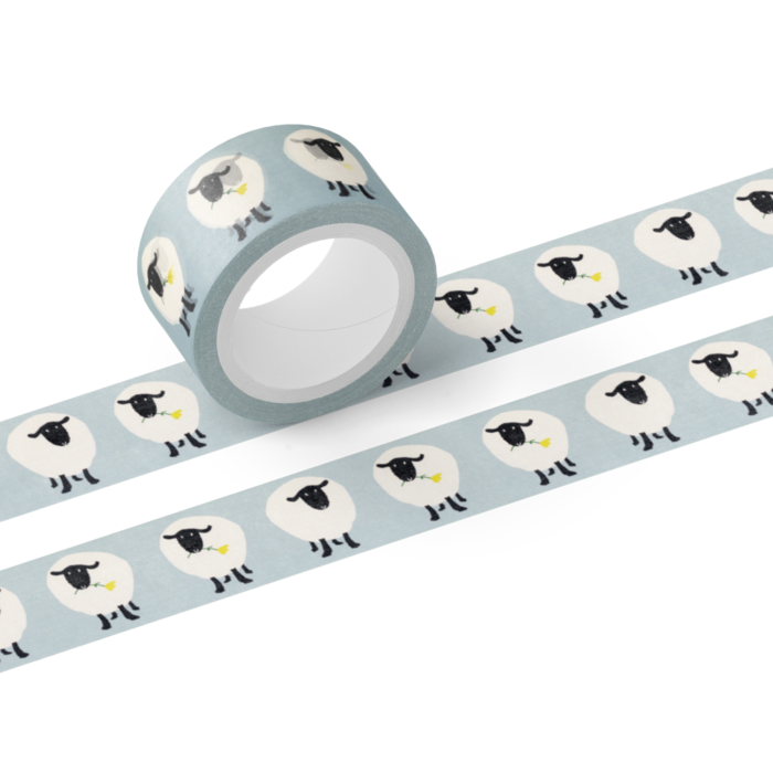 ひつじ・マスキングテープ - テープ幅 20mm