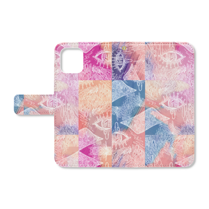 手帳型iPhoneケース - iPhone11 - ストラップ穴 あり