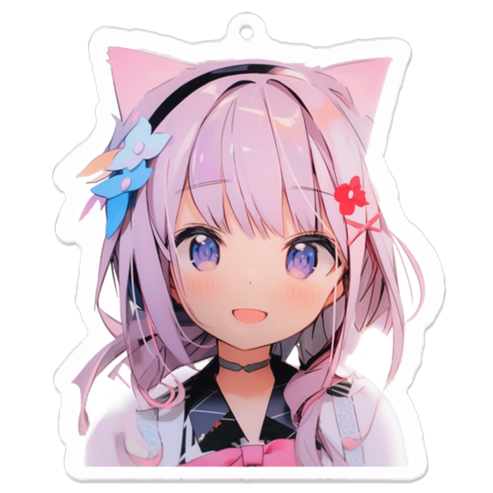 アクリルキーホルダー - 70 x 70 (mm)