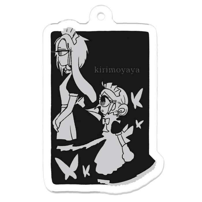 アクリルキーホルダー - 50 x 50 (mm)