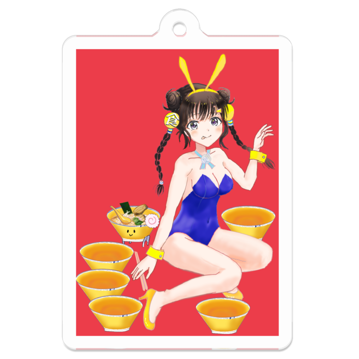 アクリルキーホルダー - 50 x 50 (mm)