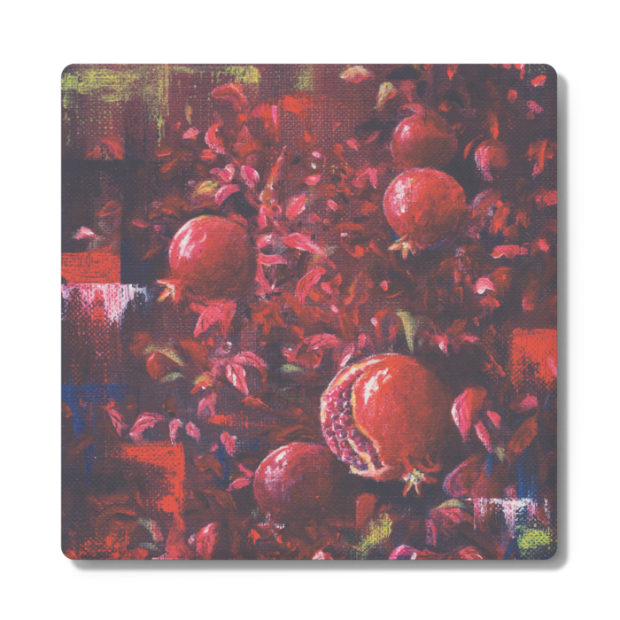 抽象画風ザクロ - 角形