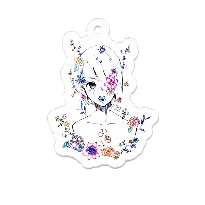 アクリルキーホルダー - 50 x 50 (mm)