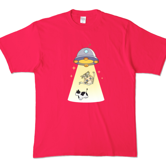 カラーTシャツ - XL - ホットピンク (濃色)