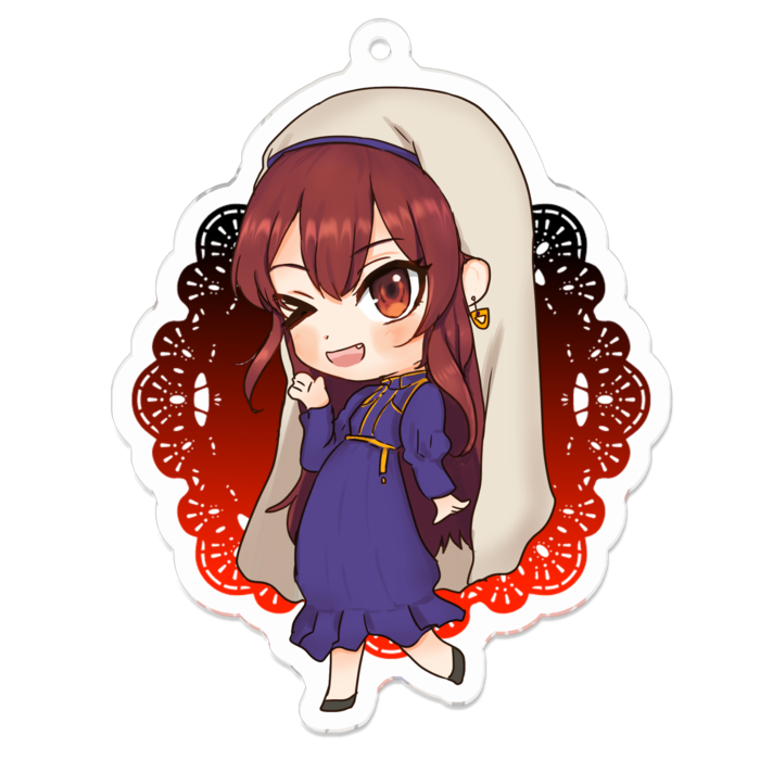 アクリルキーホルダー - 70 x 70 (mm)