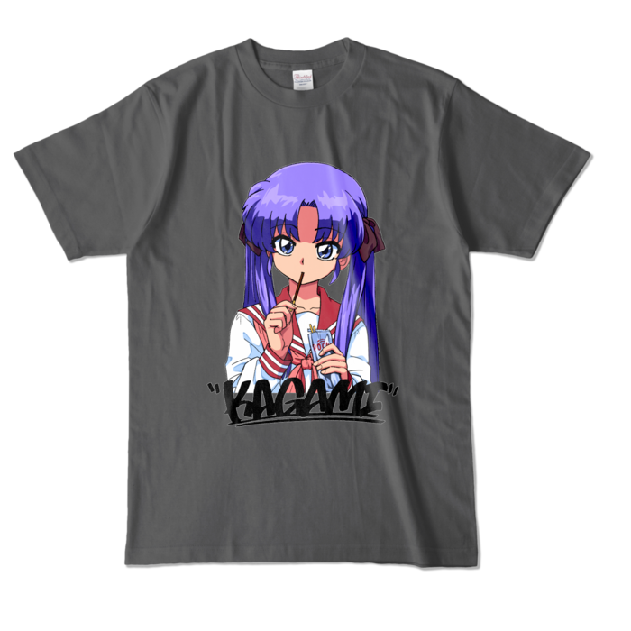 カラーTシャツ - L - チャコール (濃色)