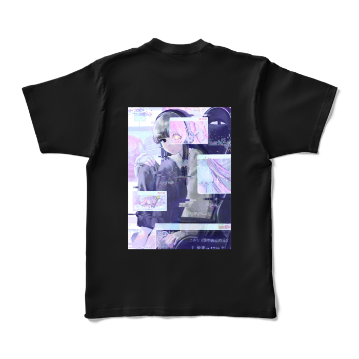 カラーTシャツ - XL - ブラック (濃色)