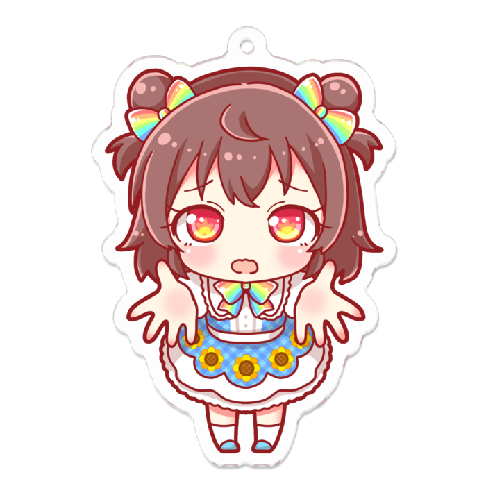 アクリルキーホルダー - 70 x 70 (mm)