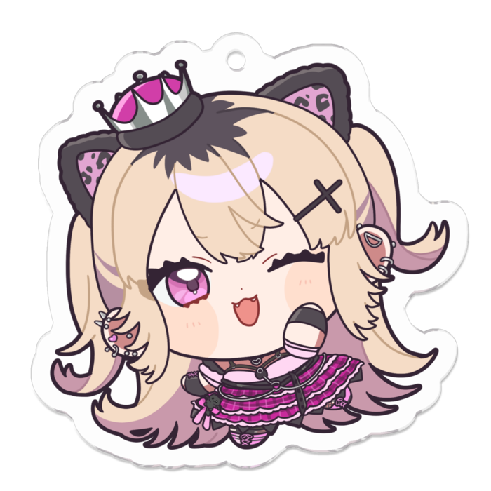 アクリルキーホルダー - 50 x 50 (mm)