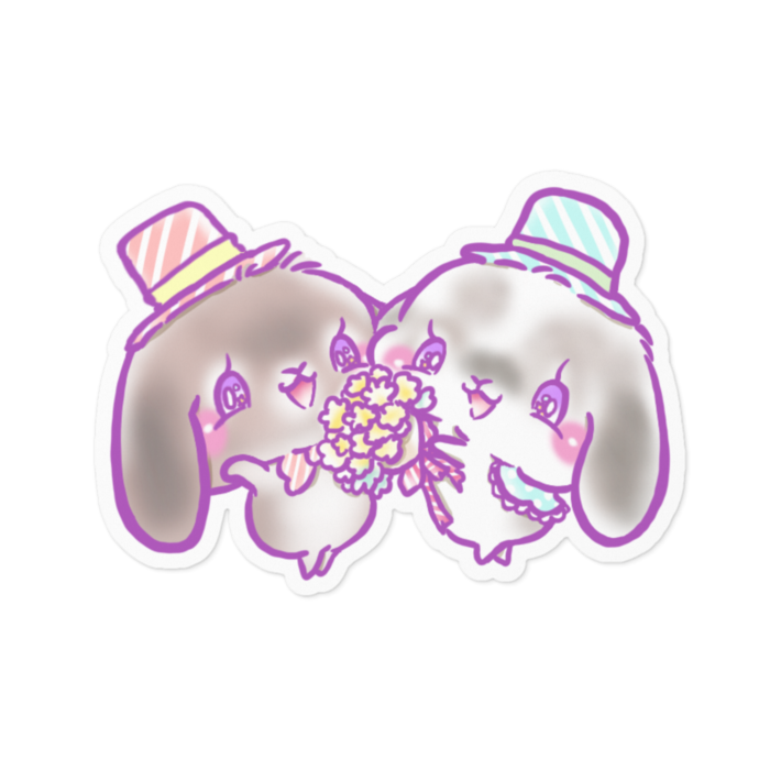 ステッカー - 100 x 100 (mm)