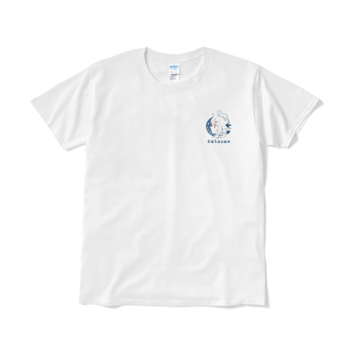 Tシャツカラーロゴ  - L - ホワイト