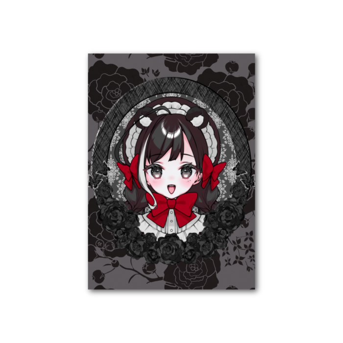 フォト風カード - 縦 - 片面　B