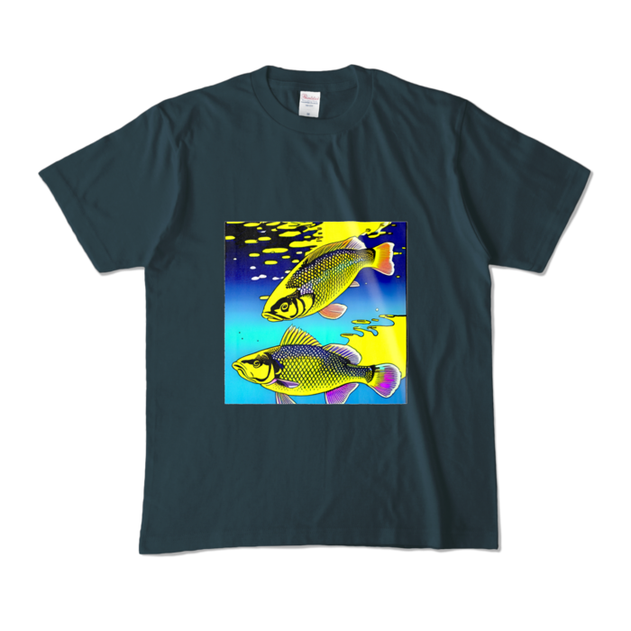 カラーTシャツ - M - デニム (濃色)