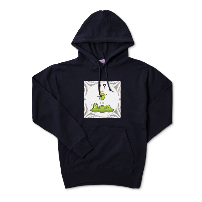 プルパーカー　紺　S