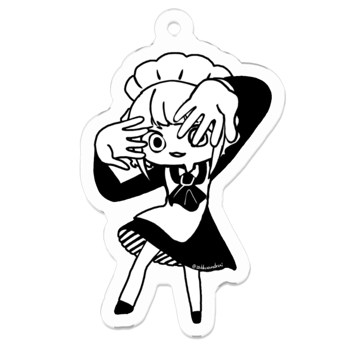 アクリルキーホルダー - 50 x 50 (mm)