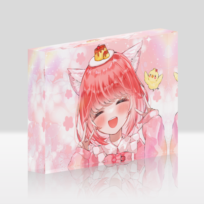【ホワイト】アクリルブロック - 148x100mm(1)