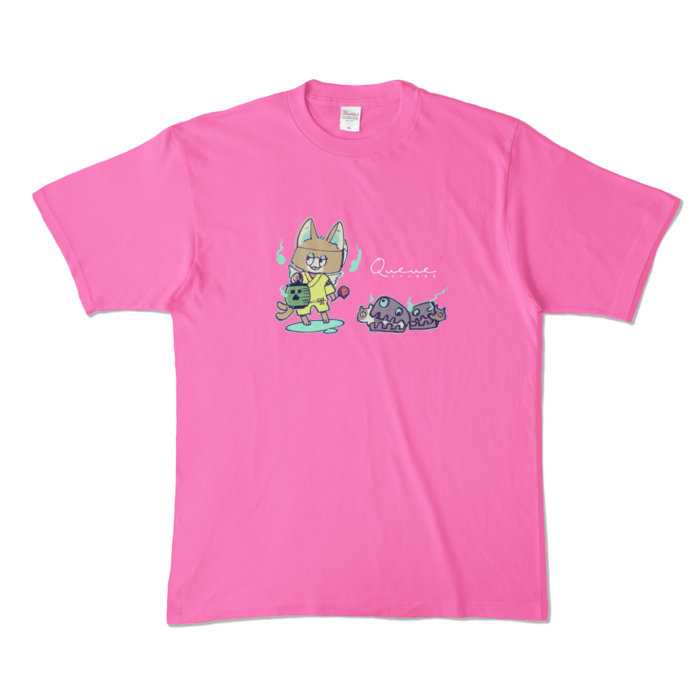 カラーTシャツ - XL - ピンク