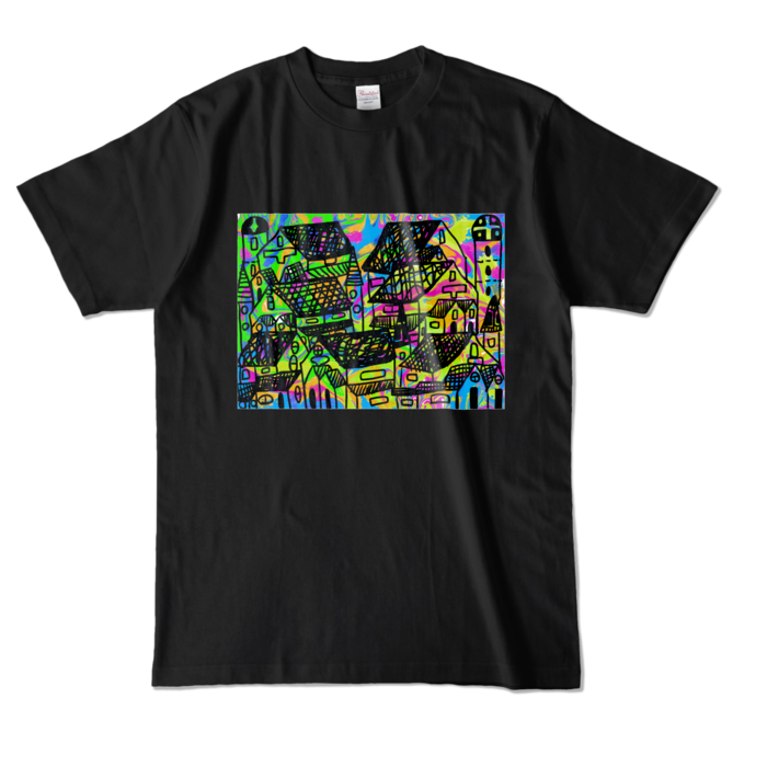 カラーTシャツ - L - ブラック (濃色)