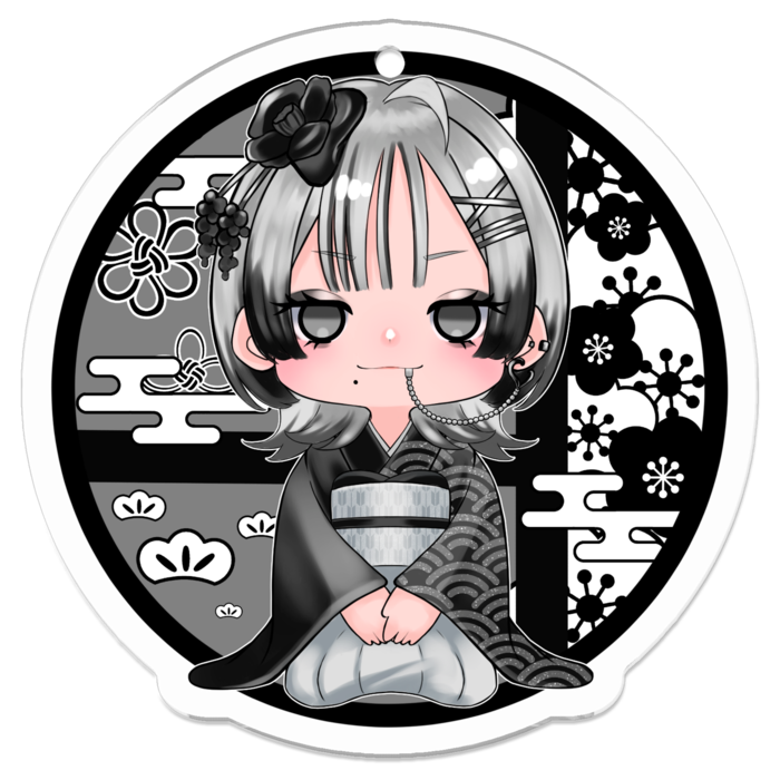 アクリルキーホルダー - 50 x 50 (mm)