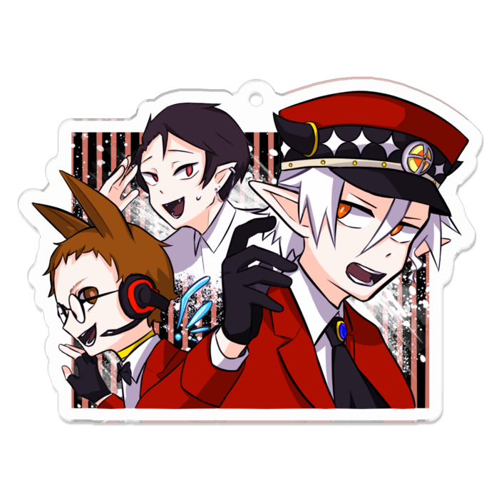 アクリルキーホルダー - 70 x 70 (mm)