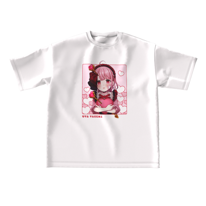 ビッグシルエット白Tシャツ - L -