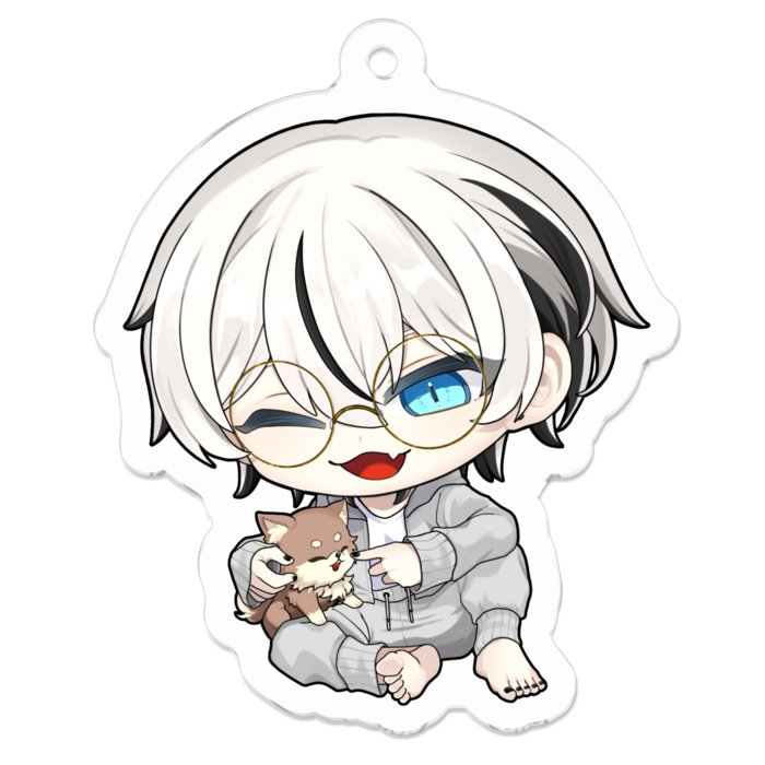 アクリルキーホルダー - 50 x 50 (mm)