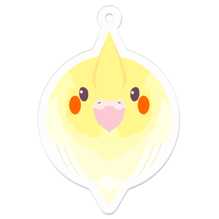 アクリルキーホルダー - 50 x 50 (mm)