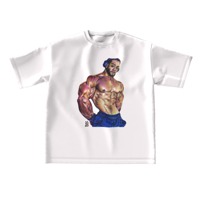 ビッグシルエットTシャツ - L - 両面