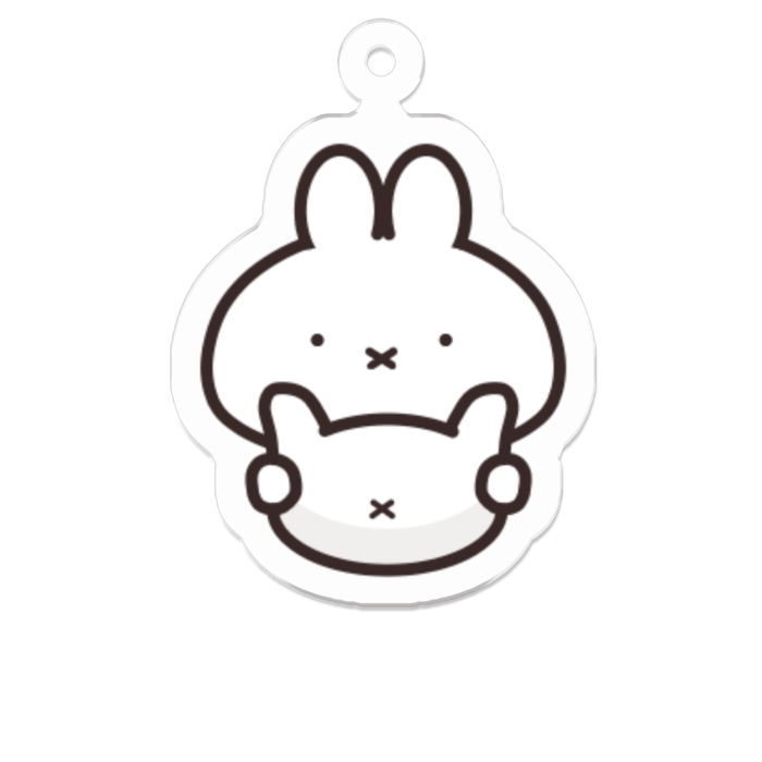 アクリルキーホルダー - 50 x 50 (mm)