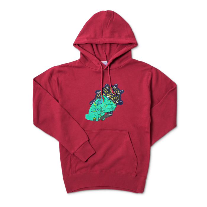 パーカー - S - バーガンディ