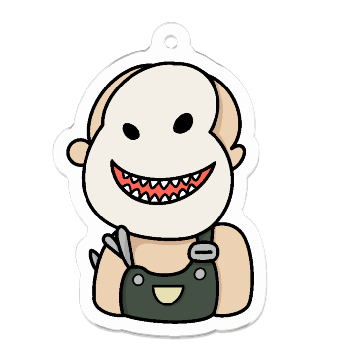 アクリルキーホルダー(コーティング) - 50 x 50 (mm)