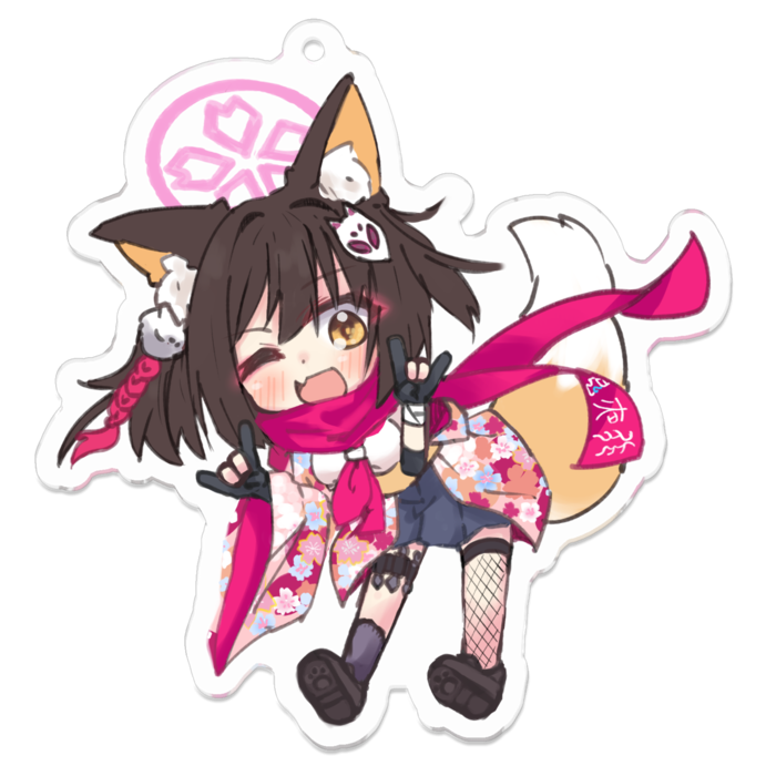 アクリルキーホルダー - 70 x 70 (mm)