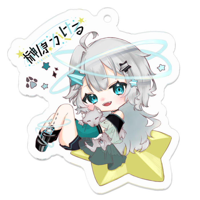 アクリルキーホルダー - 50 x 50 (mm)