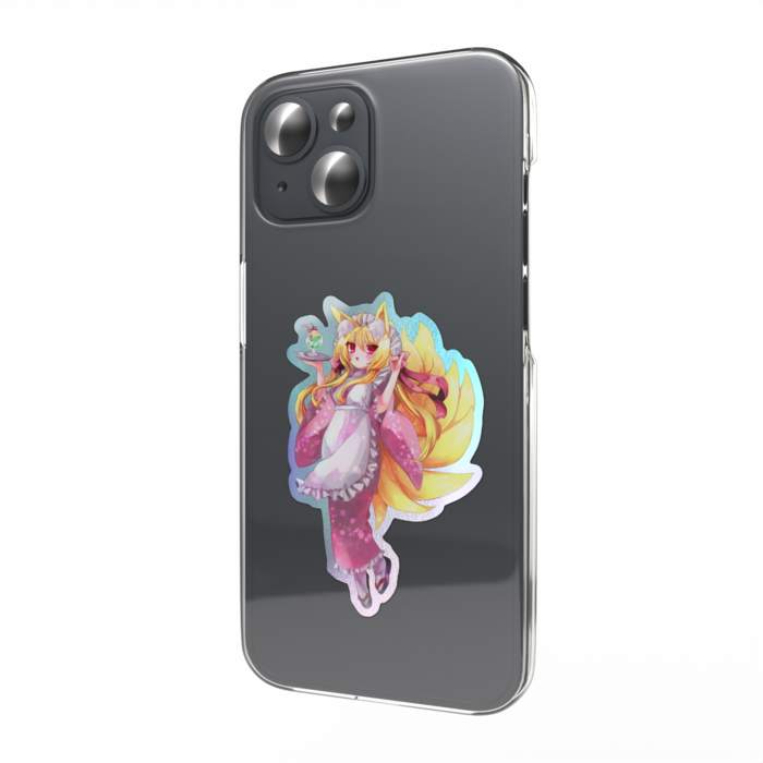 オーロラスマホステッカー - 縦