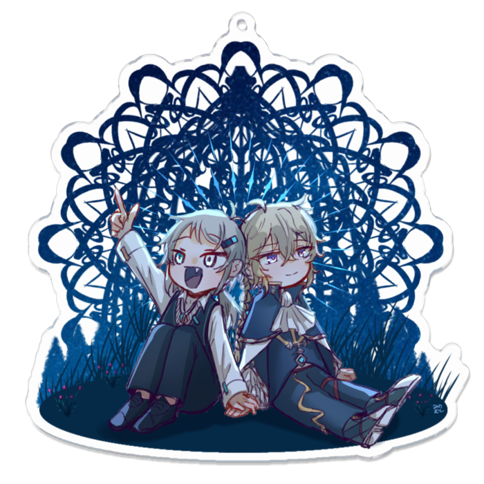 アクリルキーホルダー - 100 x 100 (mm)