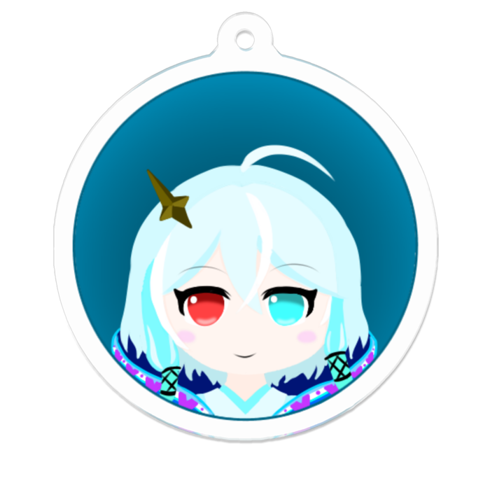 アクリルキーホルダー - 50 x 50 (mm)