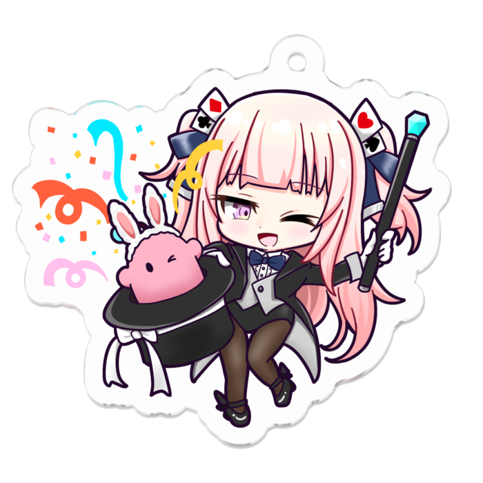 アクリルキーホルダー - 50 x 50 (mm)