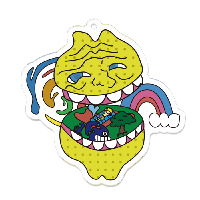 アクリルキーホルダー - 70 x 70 (mm)