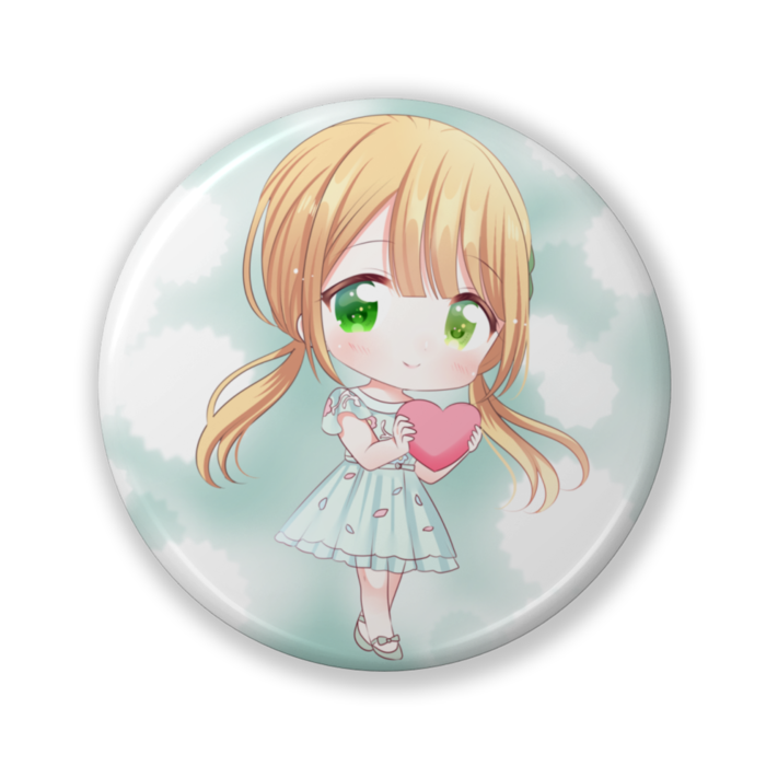 朱音 ドレスver. ミニキャラ 缶バッジ