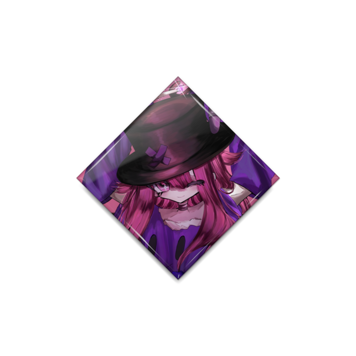 缶バッジ - ひし形40mm